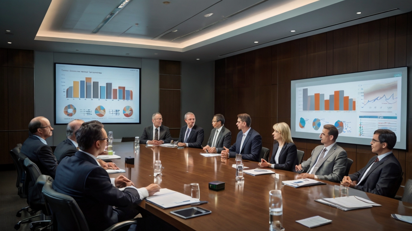 Financial experts working together